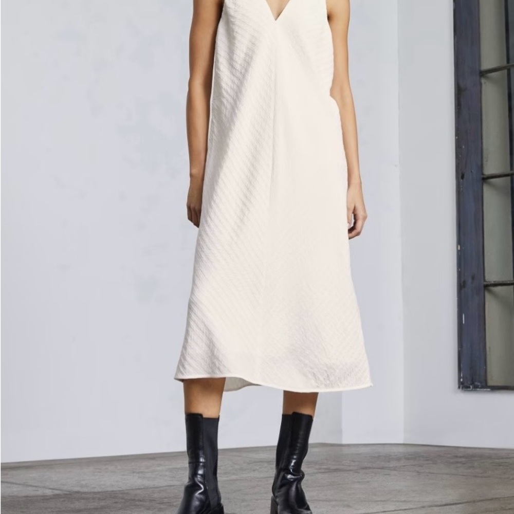 Everlane Cream Midi‎ Dress